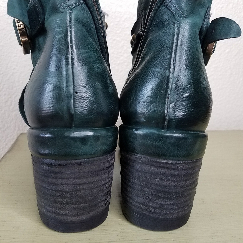 A.S.98 Salzburg Boots in Dark Teal - Picture 8 of 12